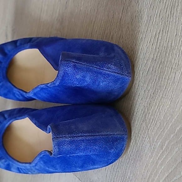 J.Crew ballet casual blue suede upper flats size 9 - Picture 5 of 10